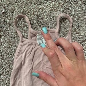pink tank. WORN TWICE! ⚡️✨✨